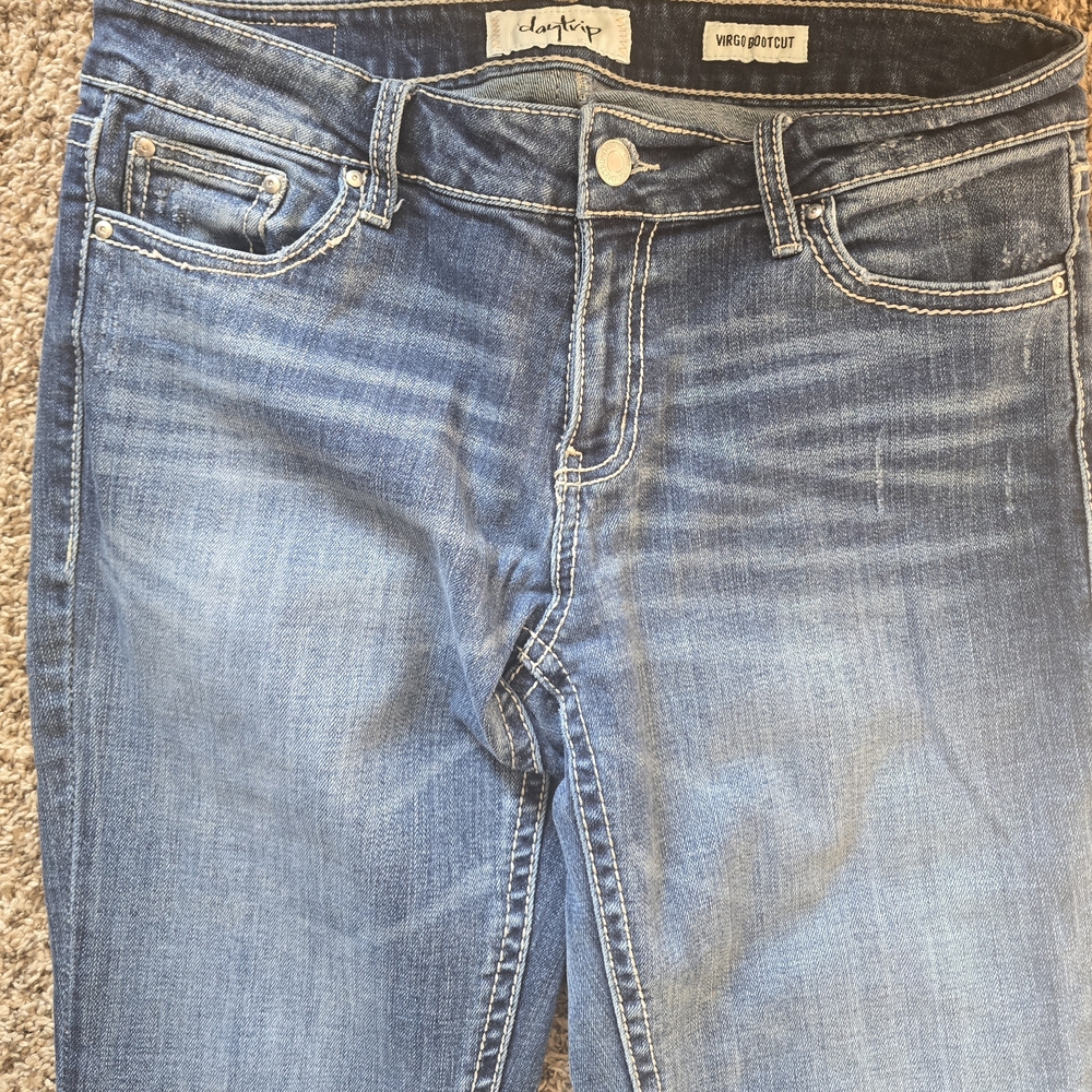 Virgo Women's Classic Blue Boot Cut Jeans